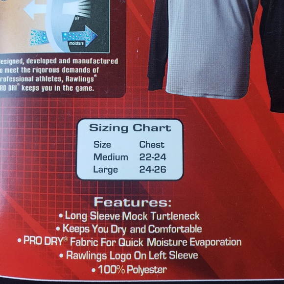 Rawlings Shirts & Tops Rawlings Youth Baseball Medium Mock